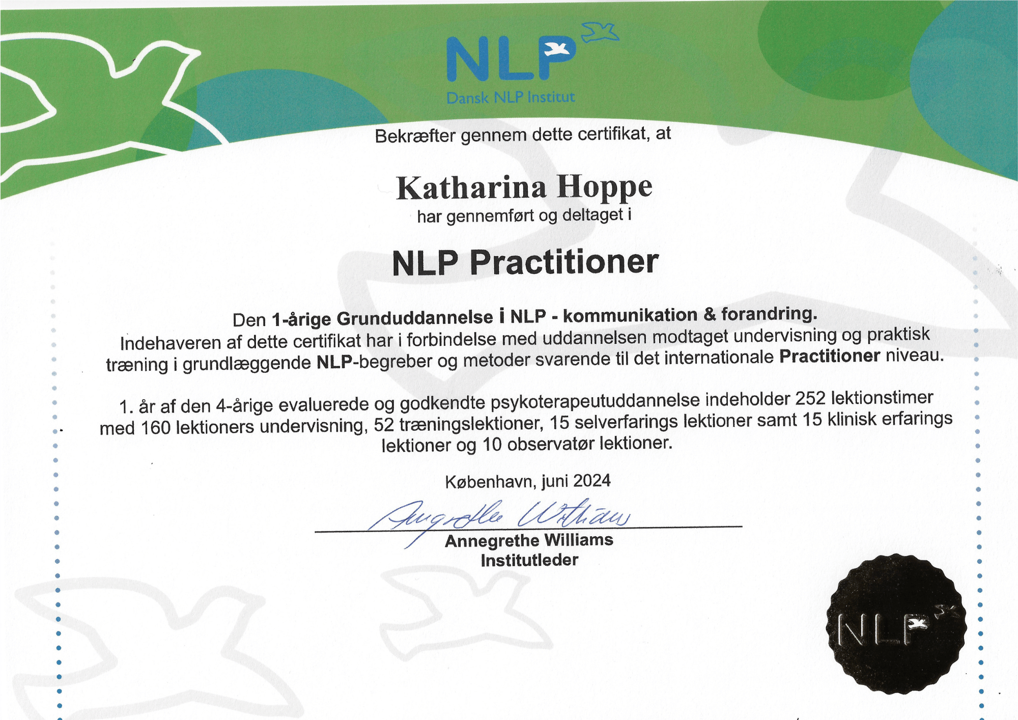 NLP, 1. år